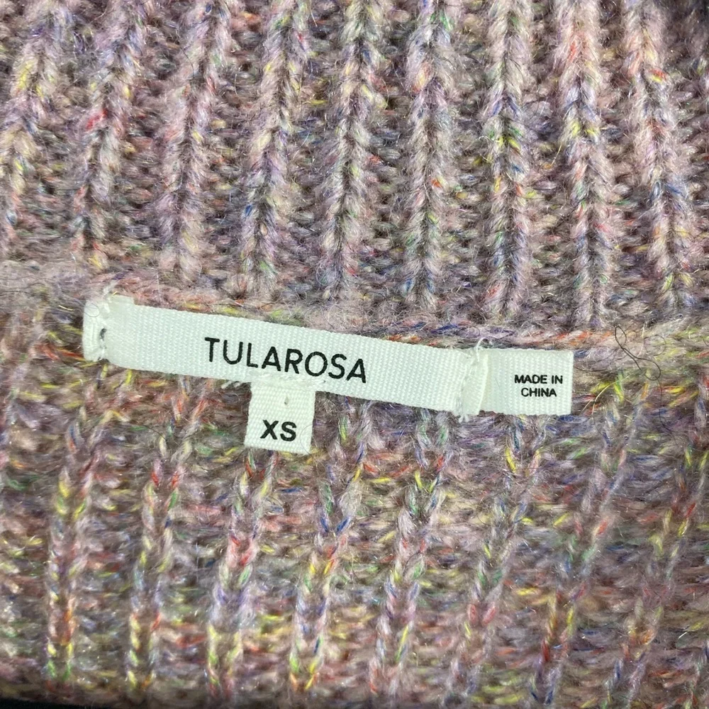 Tularosa Chunky Knit Purple sweater Women’s XS Balloon Sleeve Fall‎ Winter Boho